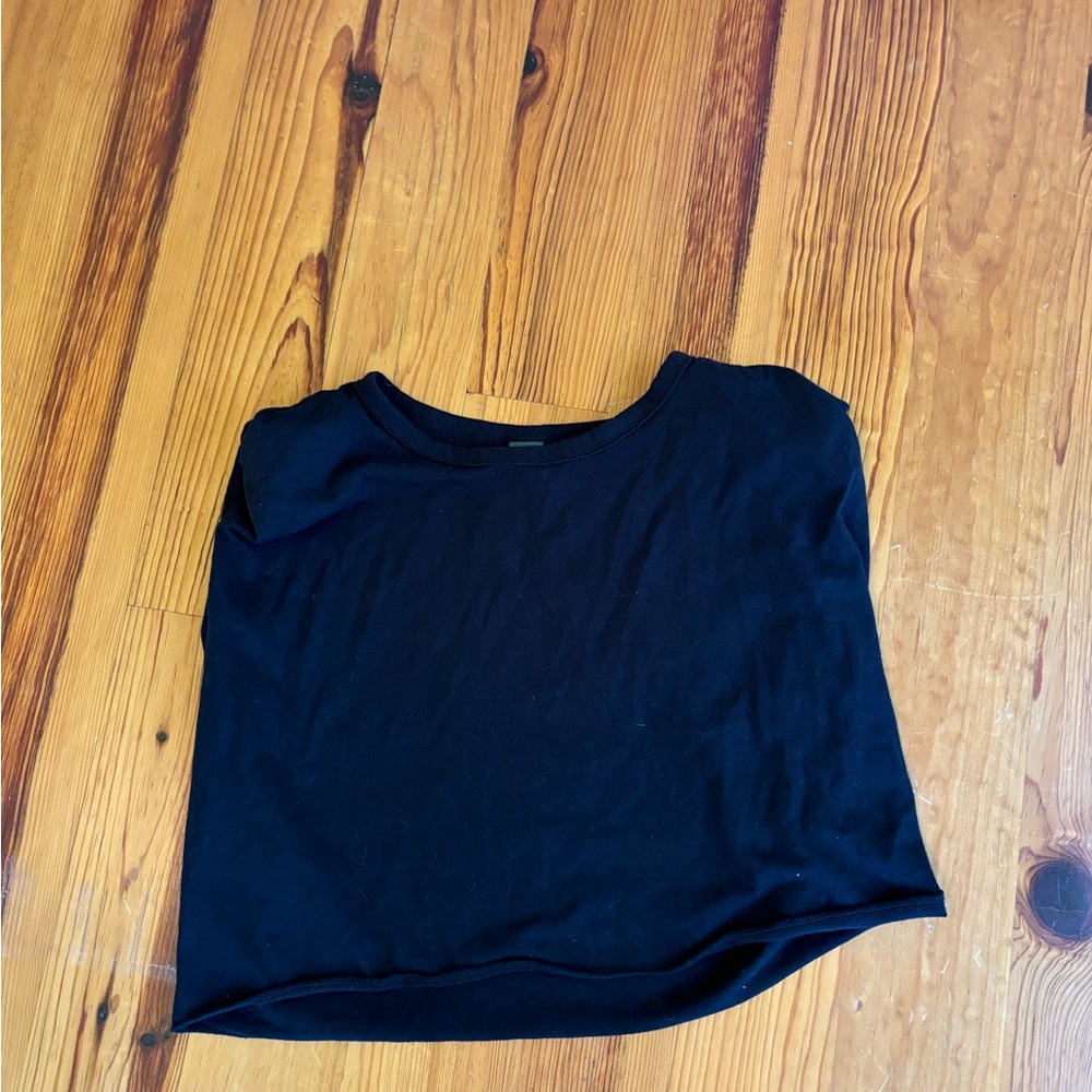 Muscle Tee or crop top. Wild Fable. Size Medium. Black